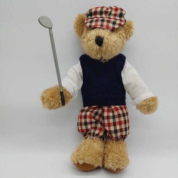 Wang’s International Teddy Bear Plush Golf Outfit Stuffed Animal - Picture 7 of 7